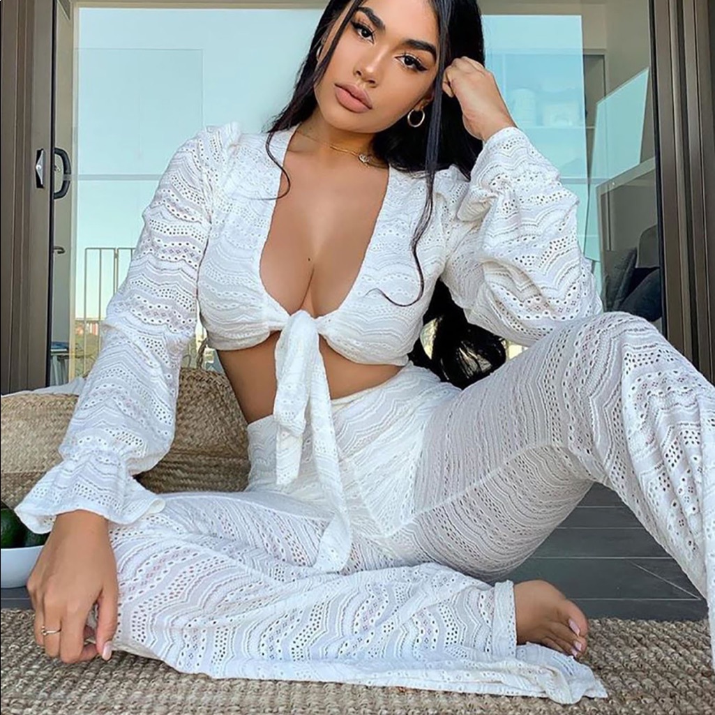 Pants Set White